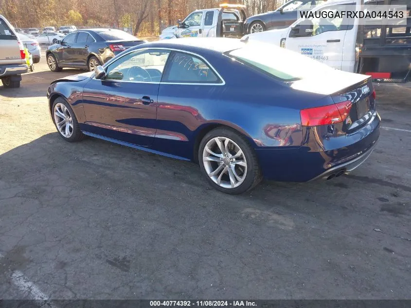 2013 Audi S5 3.0T Premium Plus VIN: WAUGGAFRXDA044543 Lot: 40774392