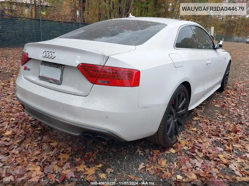 2013 Audi S5 3.0T Premium Plus VIN: WAUVGAFR3DA044679 Lot: 40815220