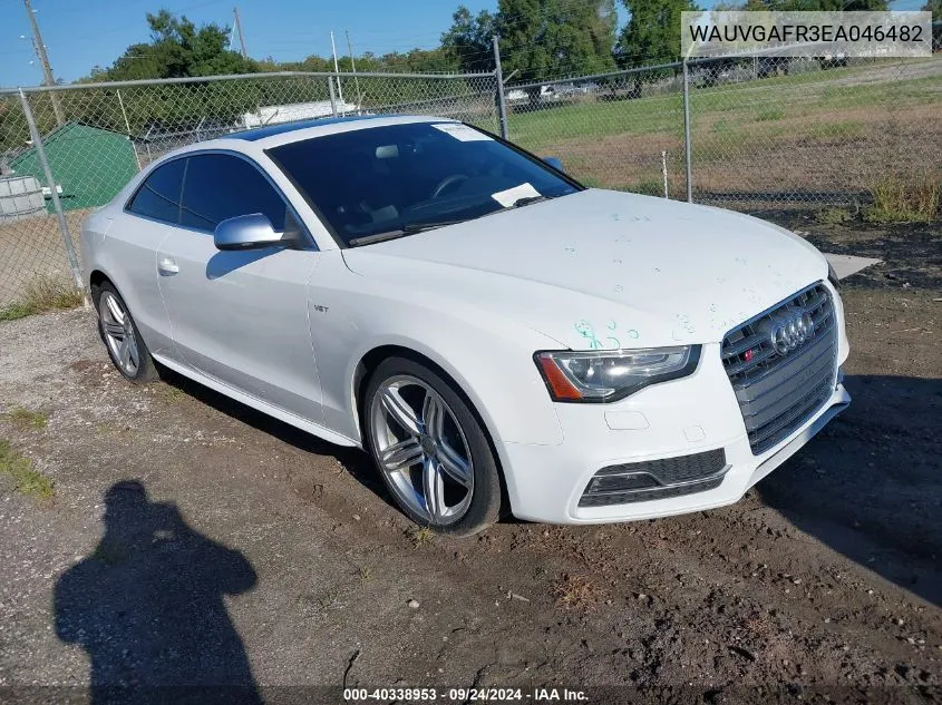 2014 Audi S5 3.0T Premium Plus VIN: WAUVGAFR3EA046482 Lot: 40338953