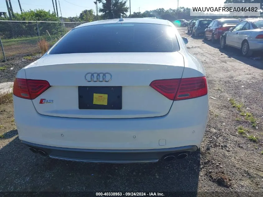 2014 Audi S5 3.0T Premium Plus VIN: WAUVGAFR3EA046482 Lot: 40338953