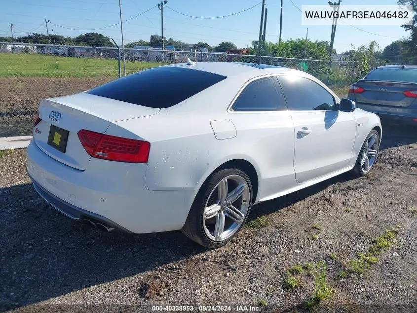 WAUVGAFR3EA046482 2014 Audi S5 3.0T Premium Plus