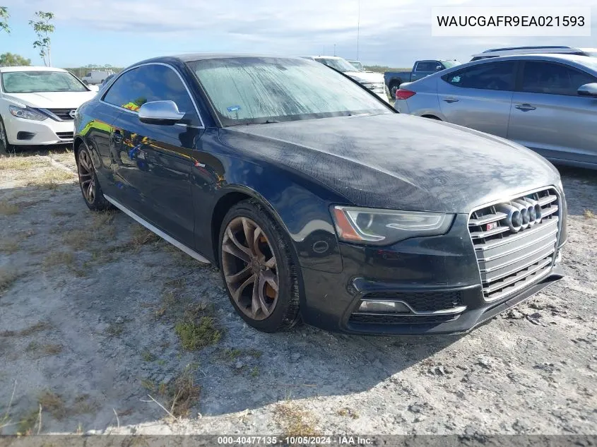 2014 Audi S5 Premium Plus VIN: WAUCGAFR9EA021593 Lot: 40477135