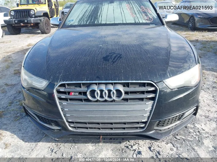 2014 Audi S5 Premium Plus VIN: WAUCGAFR9EA021593 Lot: 40477135