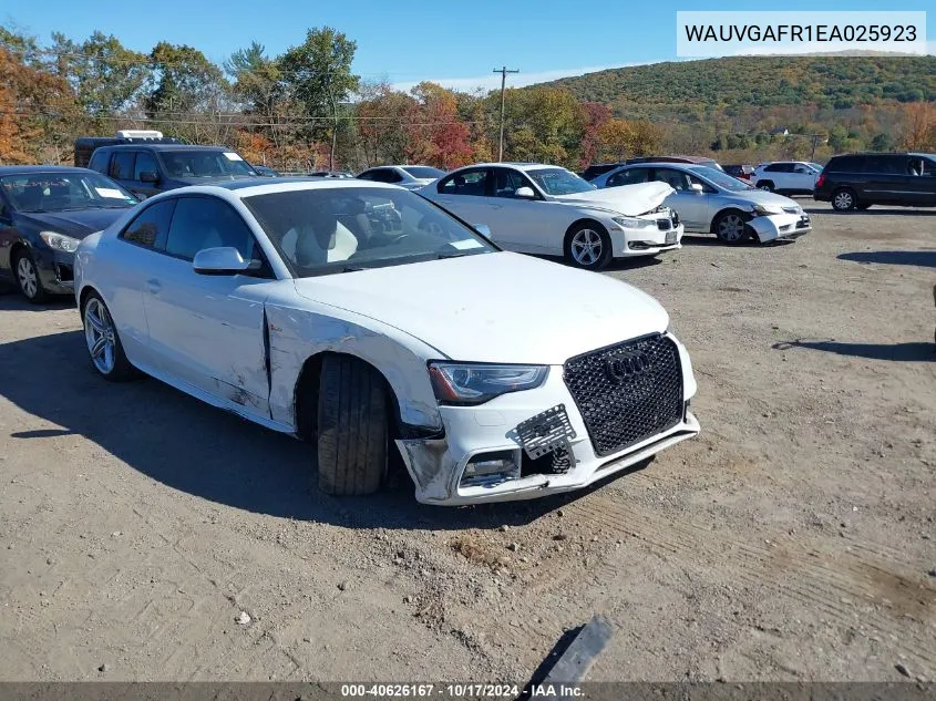 2014 Audi S5 Prestige VIN: WAUVGAFR1EA025923 Lot: 40626167