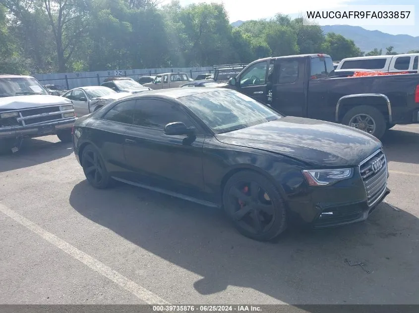 2015 Audi S5 3.0T Premium Plus VIN: WAUCGAFR9FA033857 Lot: 39735876