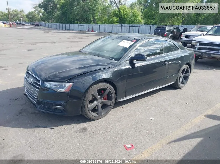 2015 Audi S5 3.0T Premium Plus VIN: WAUCGAFR9FA033857 Lot: 39735876