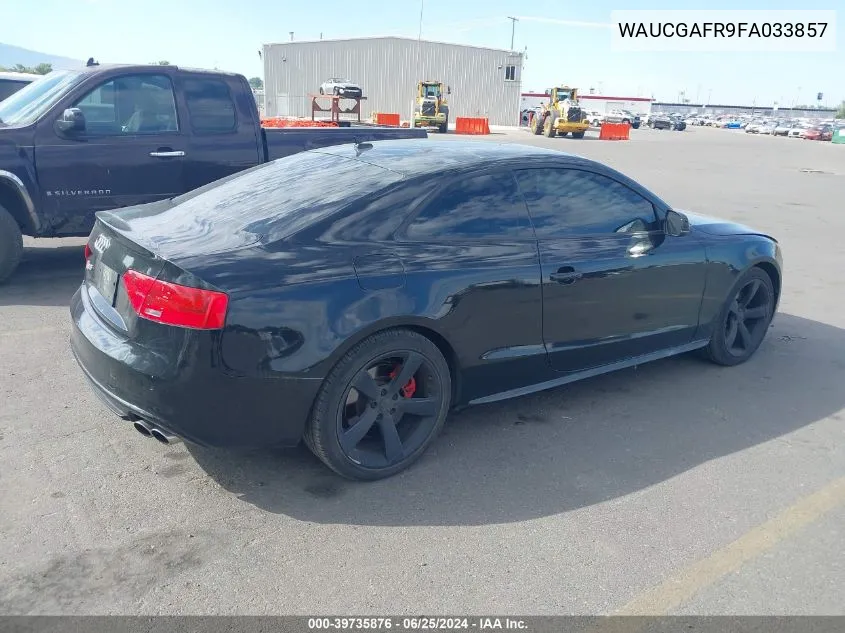 2015 Audi S5 3.0T Premium Plus VIN: WAUCGAFR9FA033857 Lot: 39735876