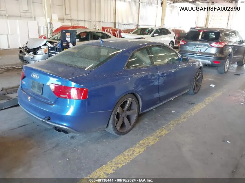 WAUCGAFR8FA002390 2015 Audi S5 3.0T Premium Plus