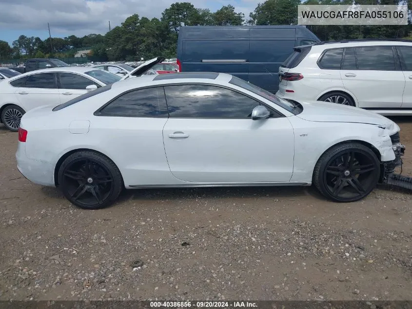 WAUCGAFR8FA055106 2015 Audi S5 3.0T Premium Plus