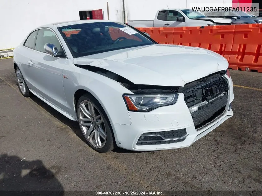 2015 Audi S5 3.0T Premium Plus VIN: WAUCGAFR8FA011235 Lot: 40707230