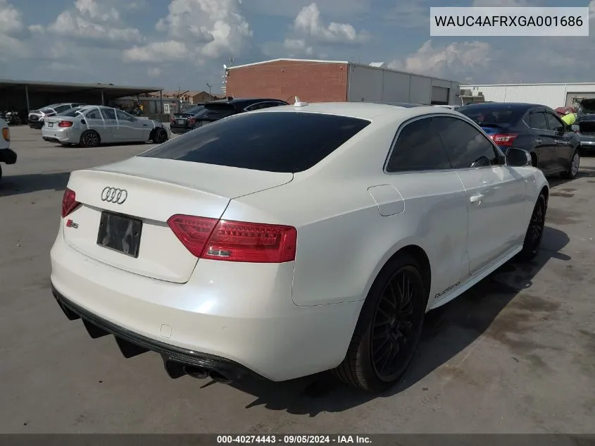 WAUC4AFRXGA001686 2016 Audi S5 3.0T Premium Plus