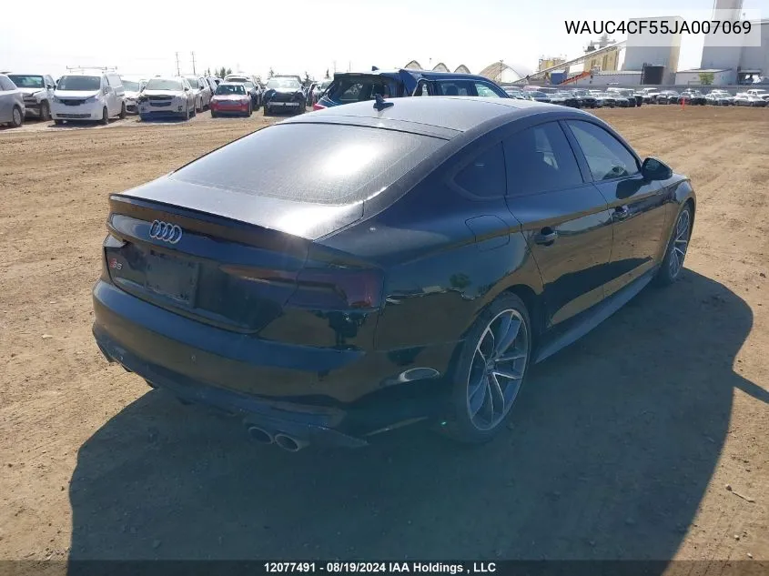 WAUC4CF55JA007069 2018 Audi S5 Prestige