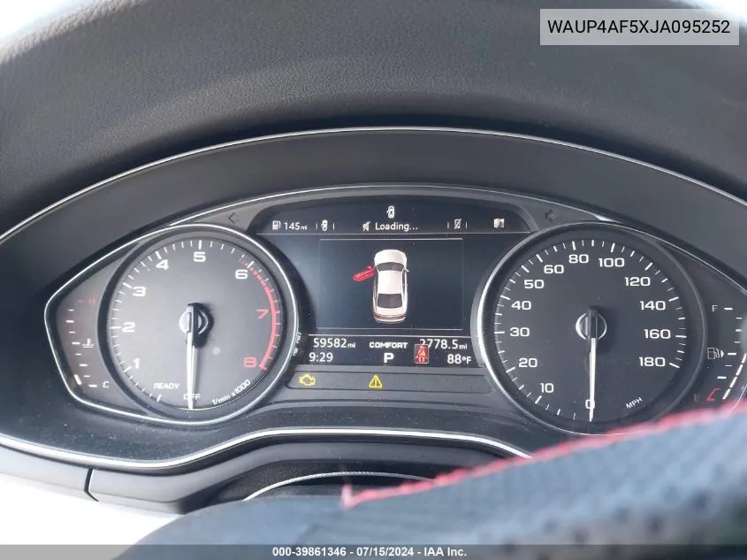 WAUP4AF5XJA095252 2018 Audi S5 3.0T Premium Plus