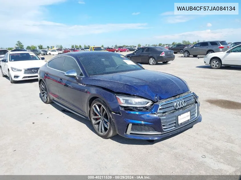 WAUB4CF57JA084134 2018 Audi S5 3.0T Premium Plus