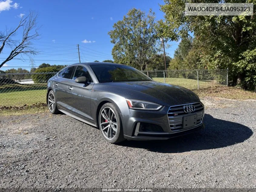 2018 Audi S5 VIN: WAUC4CF54JA095323 Lot: 40591369