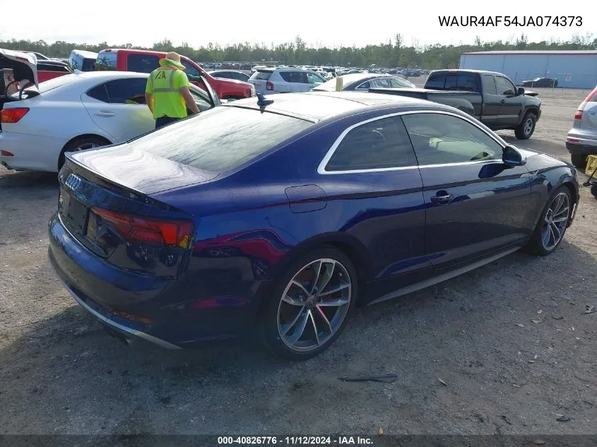 WAUR4AF54JA074373 2018 Audi S5 3.0T Premium Plus