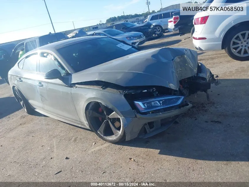 WAUB4CF57KA068503 2019 Audi S5 3.0T Premium