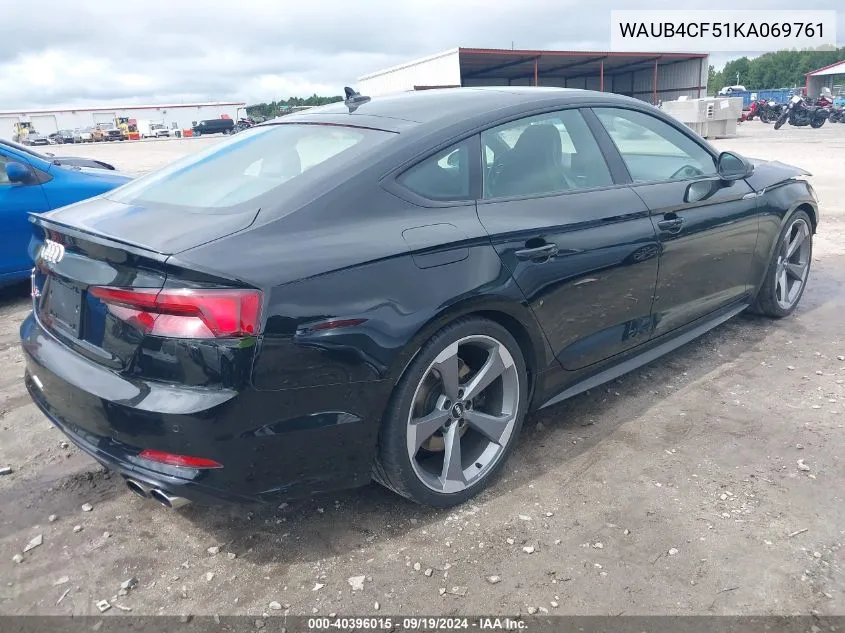 WAUB4CF51KA069761 2019 Audi S5 3.0T Premium