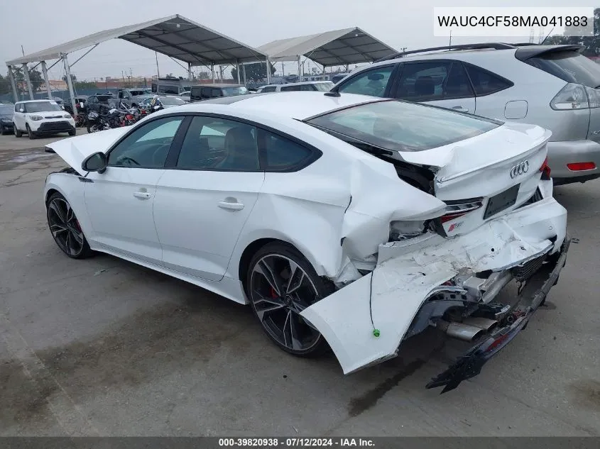 2021 Audi S5 Sportback Premium Plus Tfsi Quattro Tiptronic VIN: WAUC4CF58MA041883 Lot: 39820938