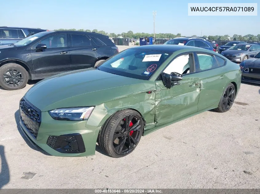 WAUC4CF57RA071089 2024 Audi S5 Premium Plus