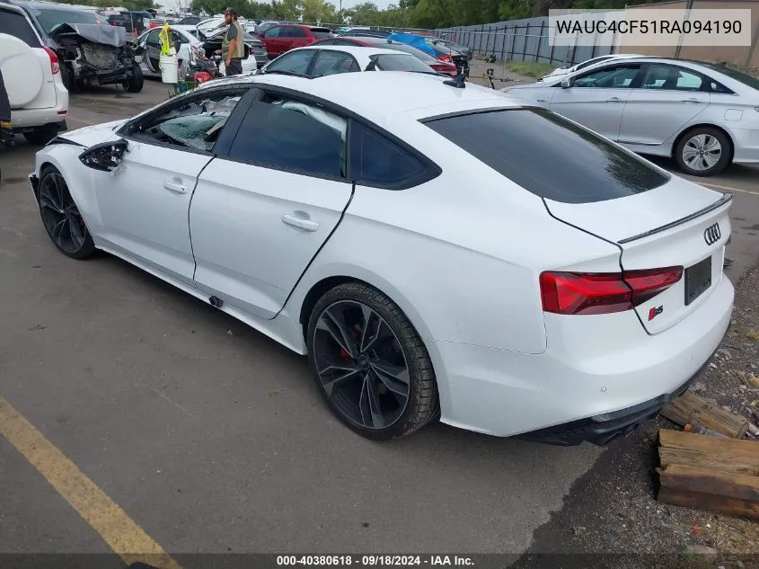 WAUC4CF51RA094190 2024 Audi S5 Premium Plus