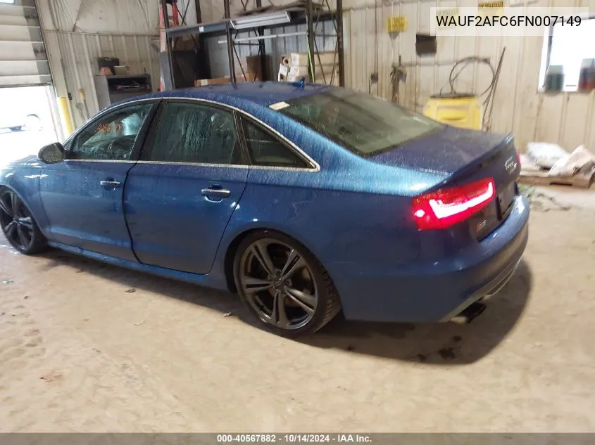 WAUF2AFC6FN007149 2015 Audi S6