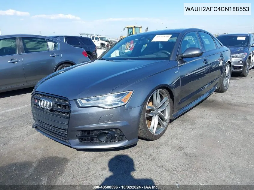 WAUH2AFC4GN188553 2016 Audi S6 4.0T Premium Plus