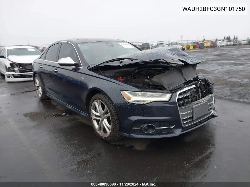 2016 Audi S6 4.0T Premium Plus VIN: WAUH2BFC3GN101750 Lot: 40898598