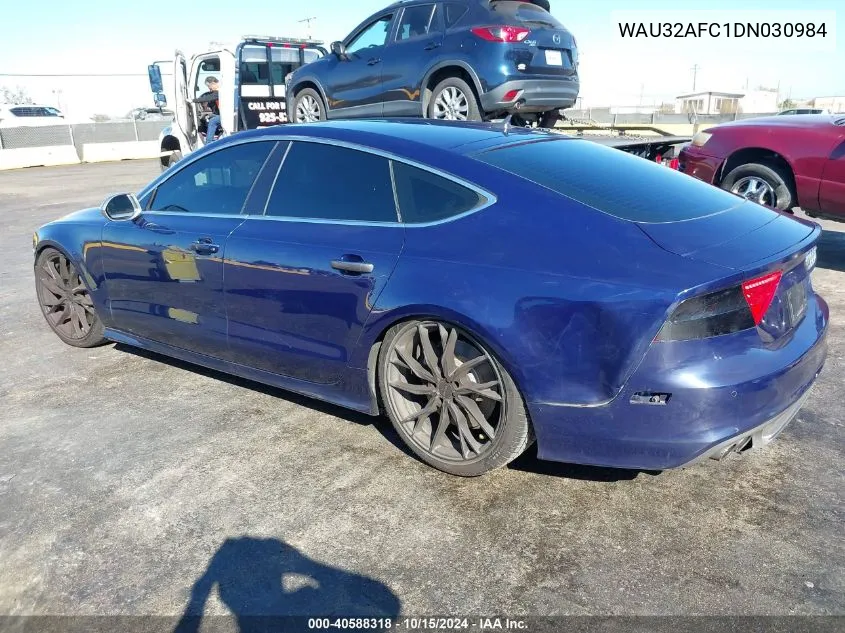 2013 Audi S7 4.0T Prestige VIN: WAU32AFC1DN030984 Lot: 40588318