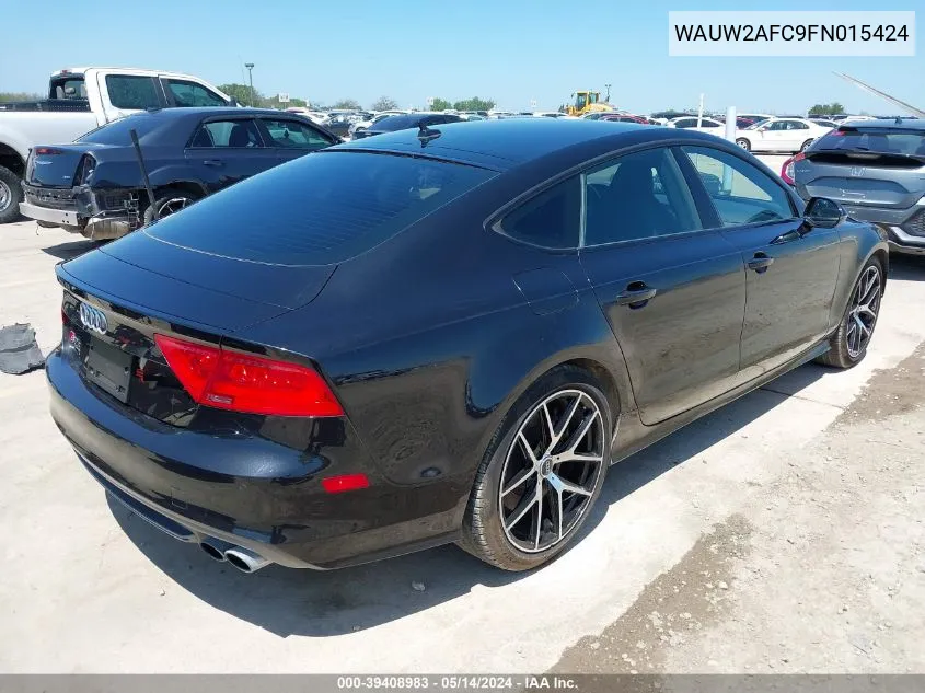 WAUW2AFC9FN015424 2015 Audi S7 4.0T