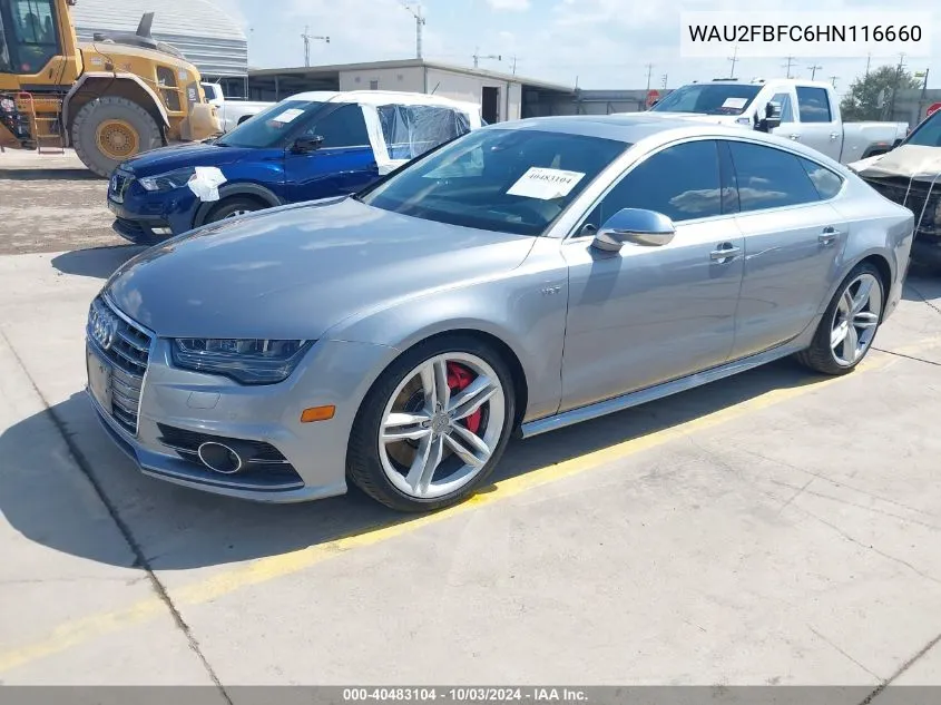 WAU2FBFC6HN116660 2017 Audi S7 4.0T Premium Plus