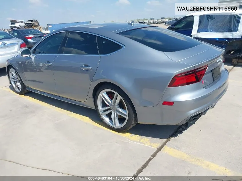 WAU2FBFC6HN116660 2017 Audi S7 4.0T Premium Plus