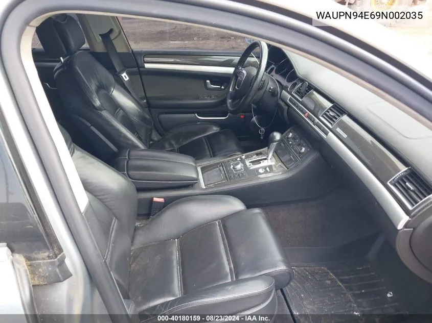 WAUPN94E69N002035 2009 Audi S8 5.2