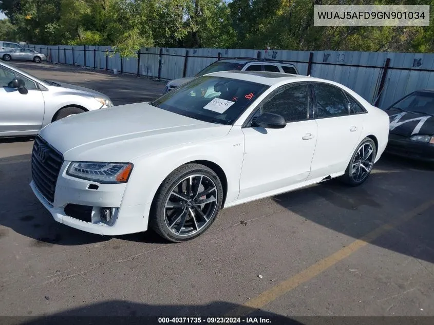 WUAJ5AFD9GN901034 2016 Audi S8 4.0T Plus