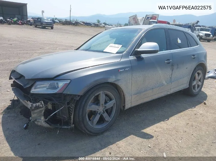 2014 Audi Sq5 3.0T Premium Plus VIN: WA1VGAFP6EA022575 Lot: 40016648