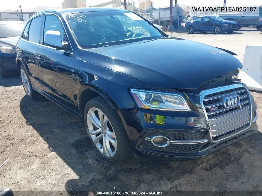 2014 Audi Sq5 3.0T Premium Plus VIN: WA1VGAFP1EA025187 Lot: 40515108