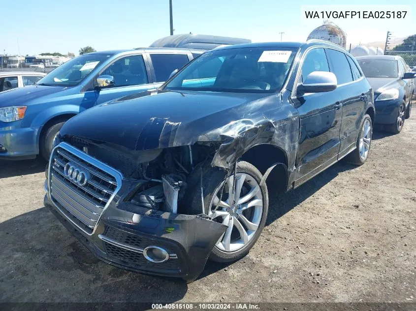 2014 Audi Sq5 3.0T Premium Plus VIN: WA1VGAFP1EA025187 Lot: 40515108