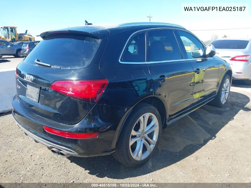 2014 Audi Sq5 3.0T Premium Plus VIN: WA1VGAFP1EA025187 Lot: 40515108