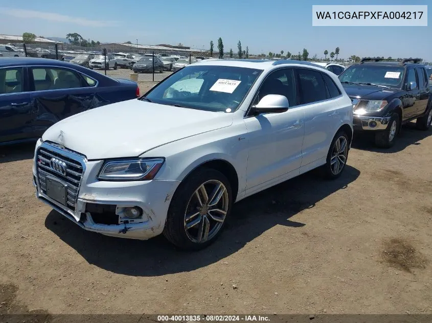 2015 Audi Sq5 3.0T Premium Plus VIN: WA1CGAFPXFA004217 Lot: 40013835