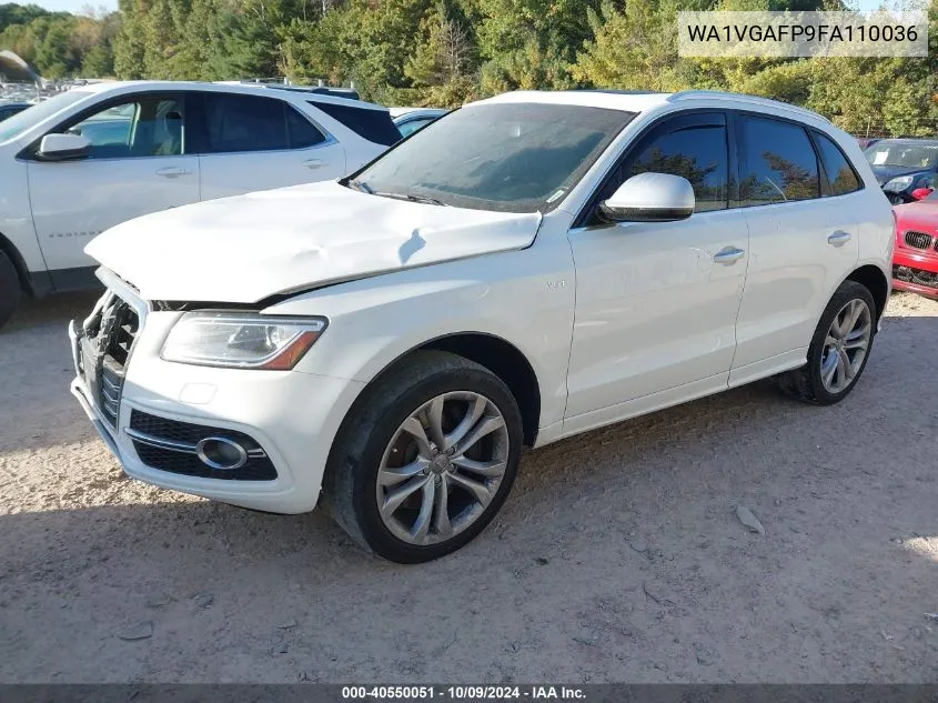 WA1VGAFP9FA110036 2015 Audi Sq5 Prestige