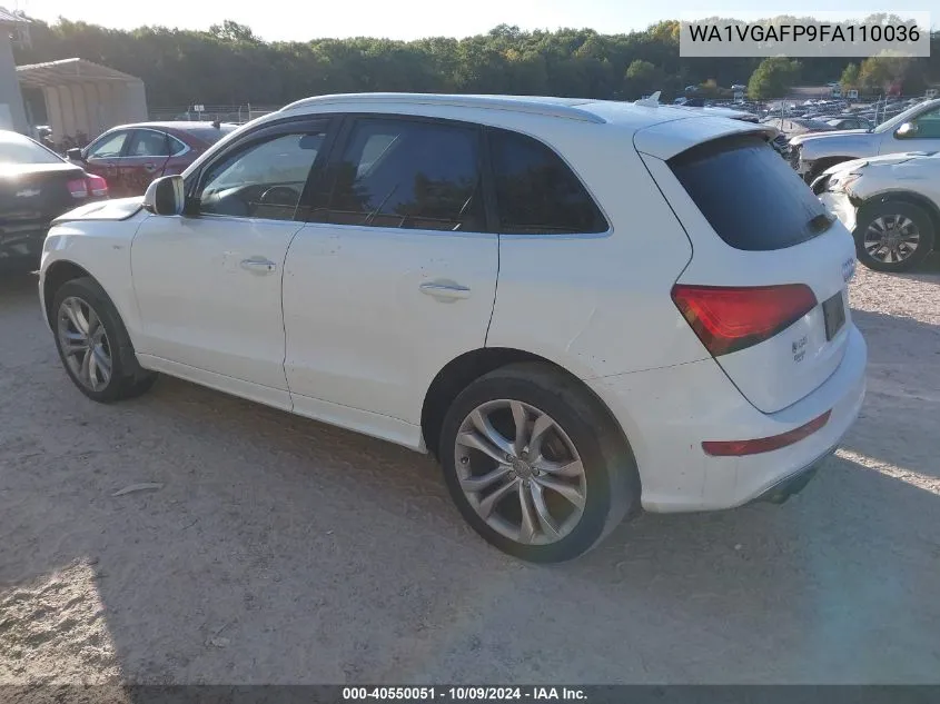 WA1VGAFP9FA110036 2015 Audi Sq5 Prestige