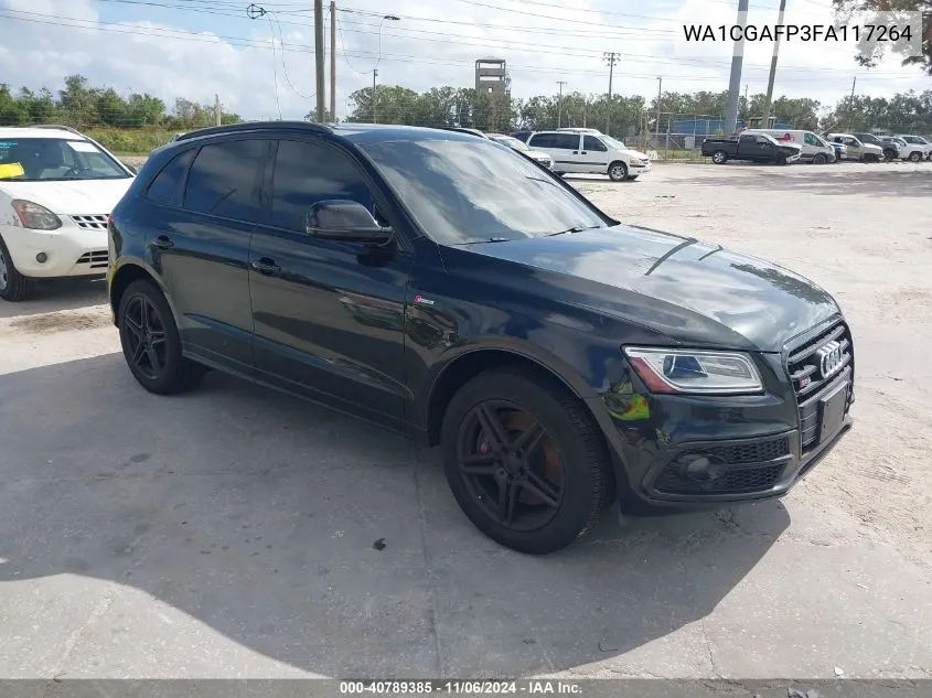 2015 Audi Sq5 3.0T Premium Plus VIN: WA1CGAFP3FA117264 Lot: 40789385