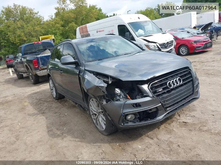 2016 Audi Sq5 VIN: WA1LCAFP6GA017964 Lot: 12090303