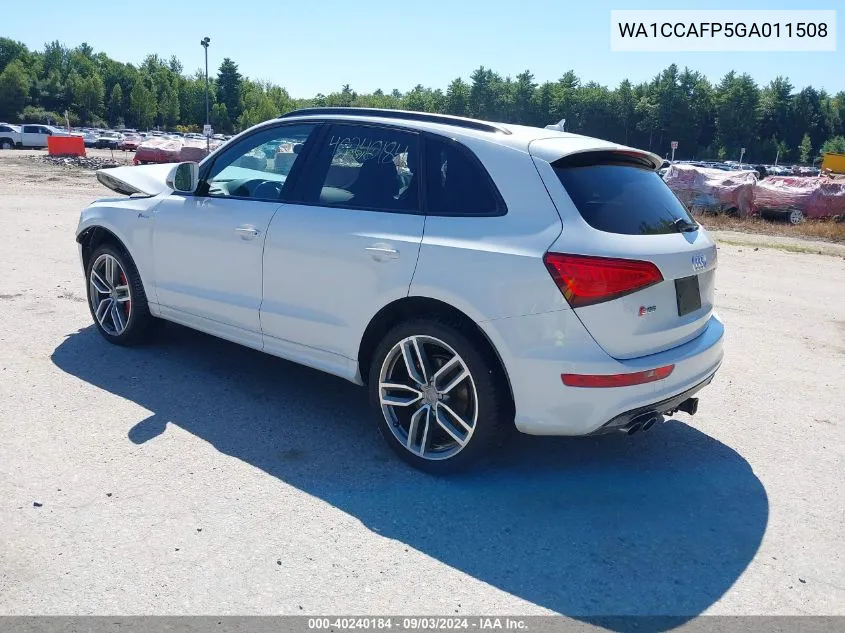 WA1CCAFP5GA011508 2016 Audi Sq5 3.0T Premium Plus