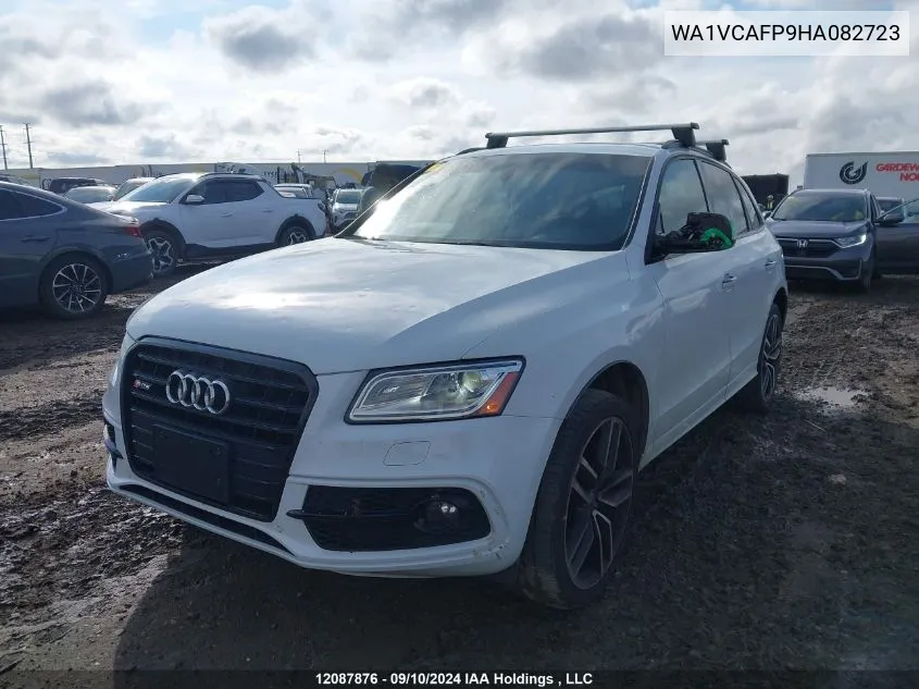 2017 Audi Sq5 VIN: WA1VCAFP9HA082723 Lot: 12087876