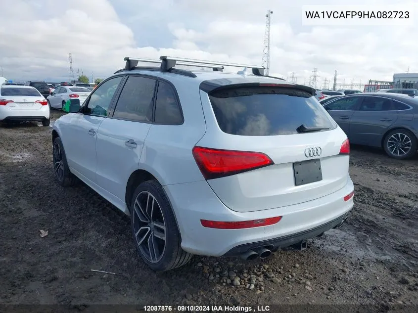 2017 Audi Sq5 VIN: WA1VCAFP9HA082723 Lot: 12087876