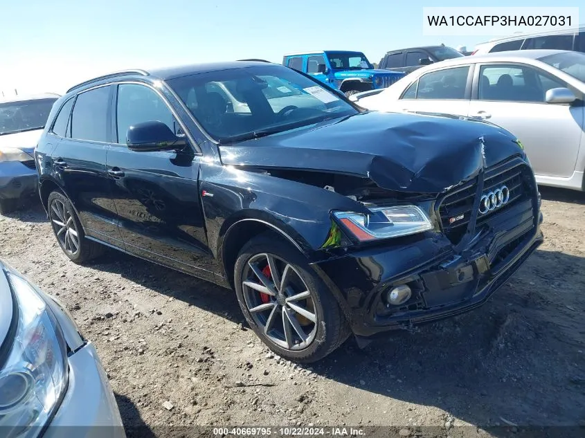 2017 Audi Sq5 3.0T Premium Plus VIN: WA1CCAFP3HA027031 Lot: 40669795