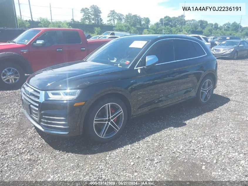 WA1A4AFY0J2236191 2018 Audi Sq5 3.0T Premium Plus