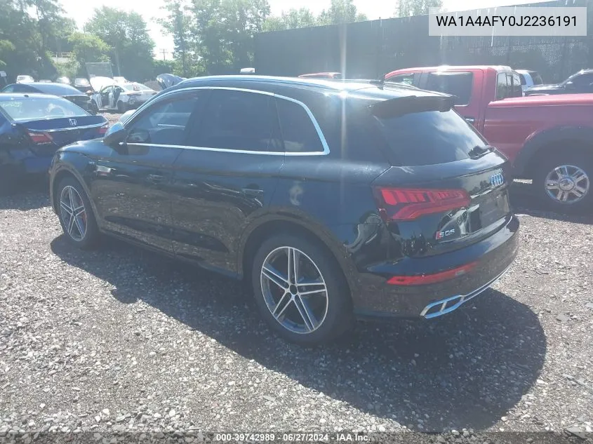 2018 Audi Sq5 3.0T Premium Plus VIN: WA1A4AFY0J2236191 Lot: 39742989