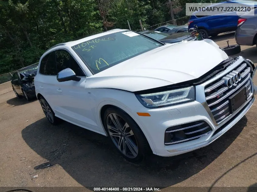 2018 Audi Sq5 3.0T Premium Plus VIN: WA1C4AFY7J2242210 Lot: 40146400